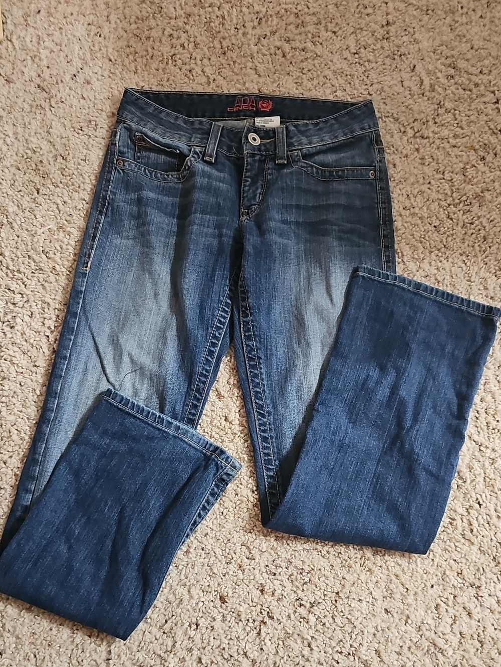Cinch Women's Bootcut Jeans in Dark Blue Wash